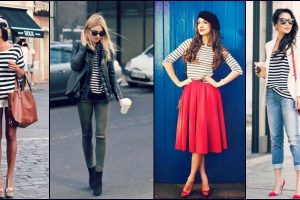 ways to wear striped tshirt