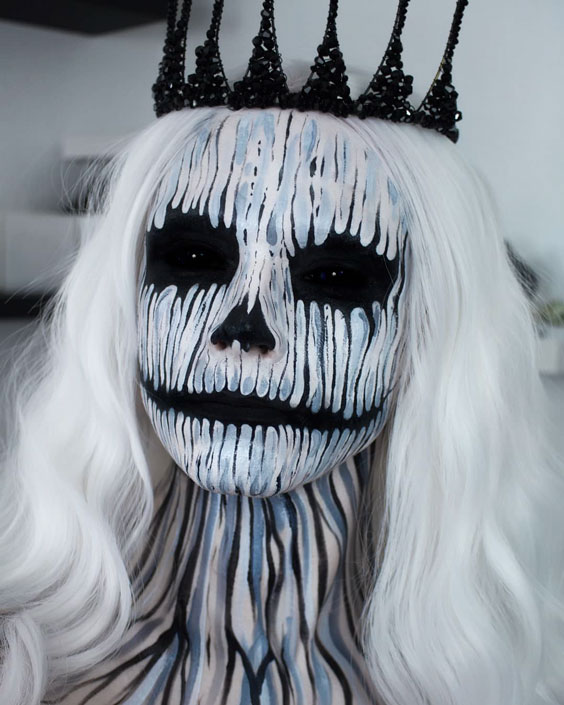 The Queen Of Evils halloween makeup ideas