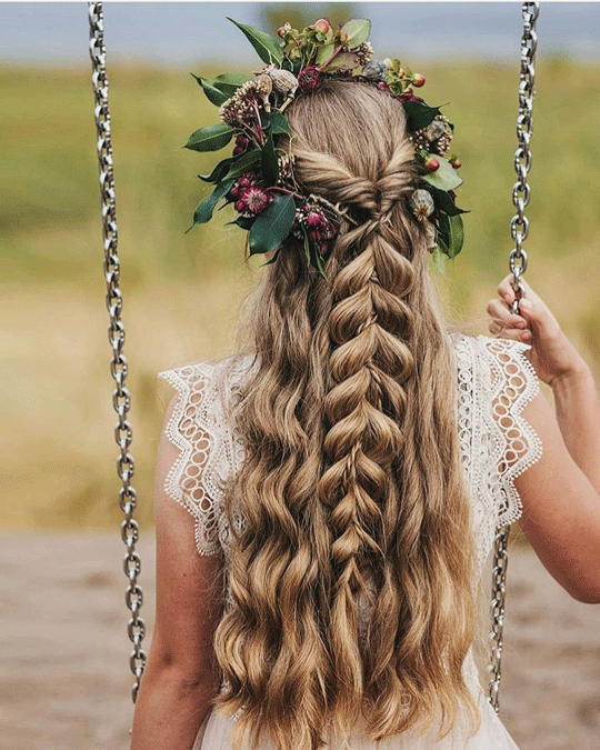 Bridal hairstyle ideas for your mehendi & haldi functions! | Bridal Look |  Wedding Blog