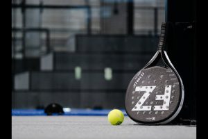 Close-up of a NOX Padel Racket on the Court, Ready for an Exciting Match