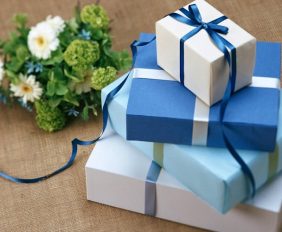 Gifts for bride and groom.
