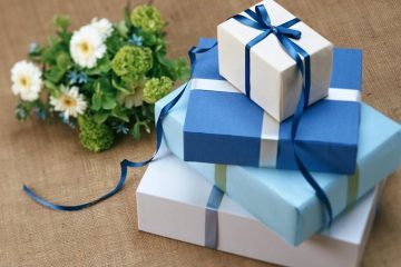 Gifts for bride and groom.