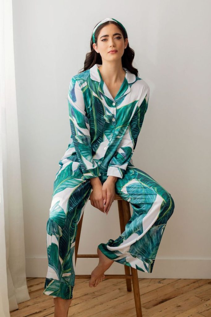 Luxurious fabric loungewear.