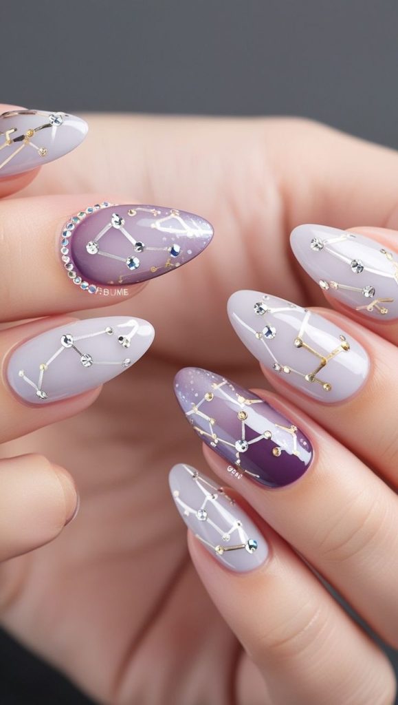 Celestial nails.