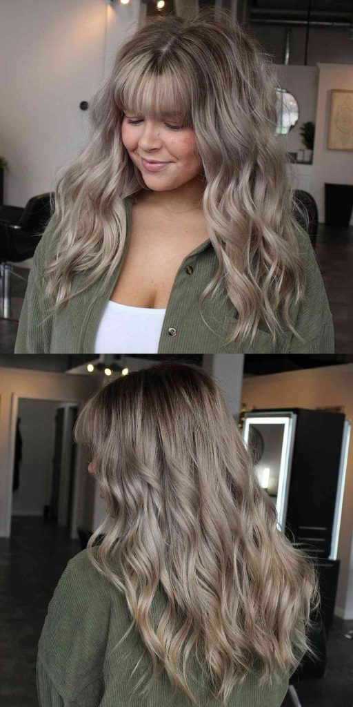 Mushroom blonde hair color.