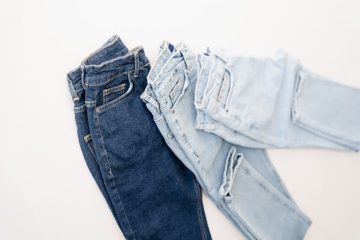 Right leg jeans.